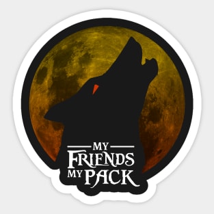 My Friends My Pack Sticker